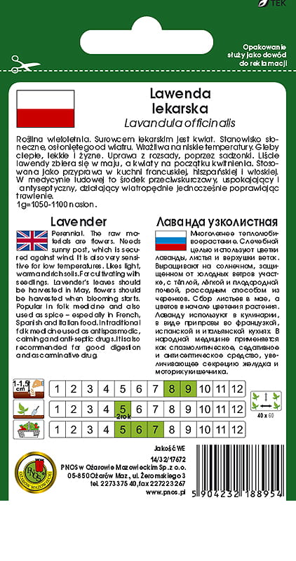 Lawenda lekarska 0,2g