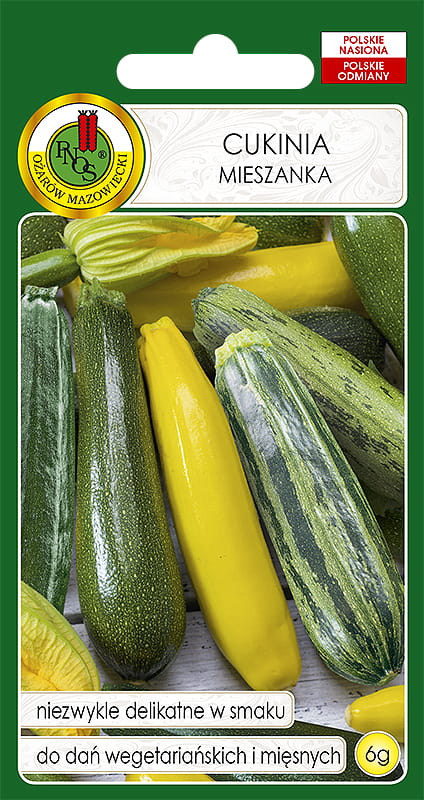 Dynia zwyczajna. CUKINIA, Mieszanka odmian - 6g