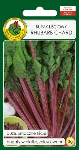 Burak liściowy RHUBARB CHARD 3g