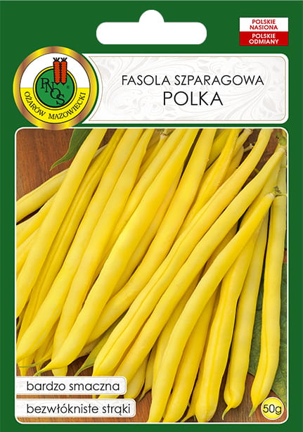 Fasola szparagowa Żółta karłowa POLKA 50g