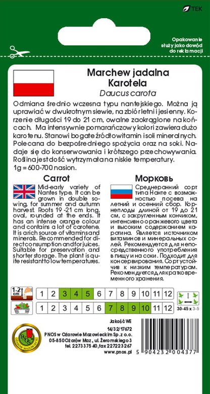 Marchew jadalna KAROTELA 5g