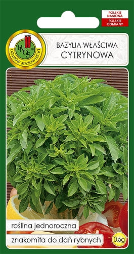 Bazylia właściwa CYTRYNOWA 0,5g