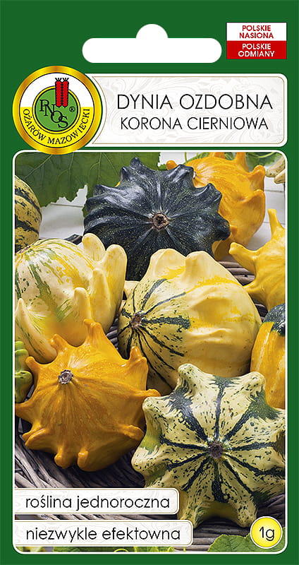 Dynia ozdobna KORONA CIERNIOWA mieszana 1g