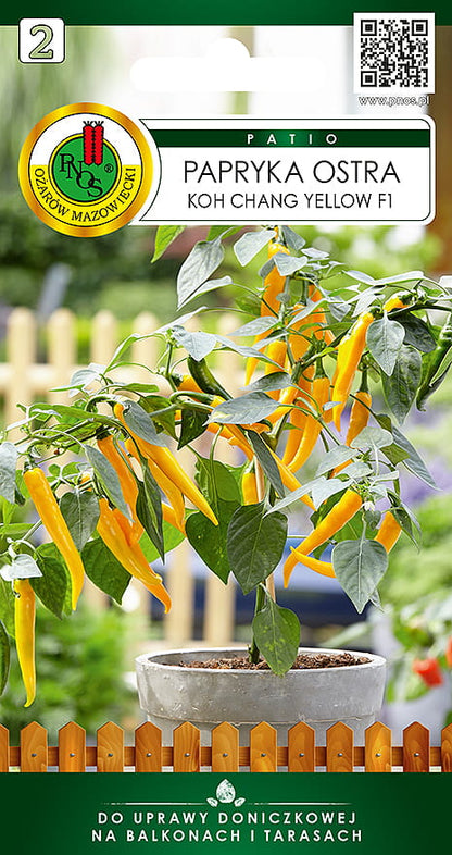 Papryka ostra Koh Chang Yellow F1 15z