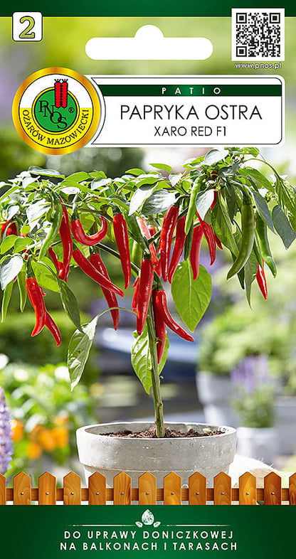 Papryka ostra Xaro Red F1 15z