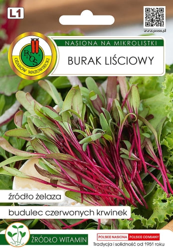 Nasiona na mikrolistki Burak liściowy 10g