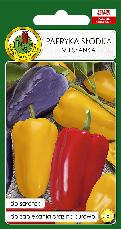Mieszanka odmian - PAPRYKA SŁODKA 0,6g