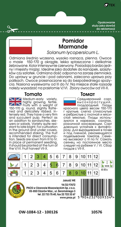 Pomidor gruntowy MARMANDE 1g