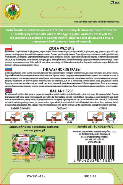 Zioła Świata - ZIOŁA WŁOSKIE
